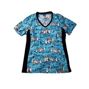 Finding Nemo seagulls Mine women’s scrub top size Small Disney